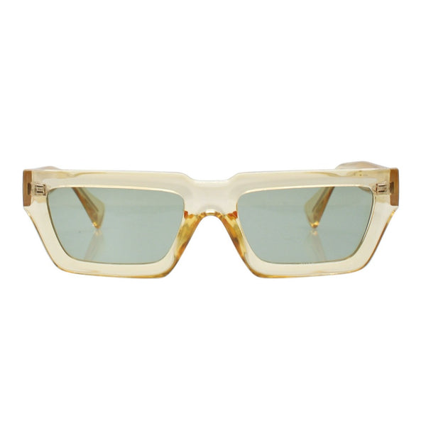 IVY | Transparent Yellow | Green Lens