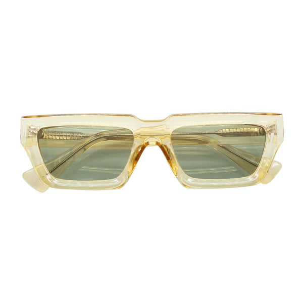 IVY | Transparent Yellow | Green Lens