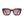 Load image into Gallery viewer, POLLY | Striped Brown | Pink Polarized Lens