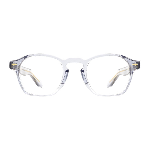 KENNIE | Transparent Grey | Gold Accent | Blue Light