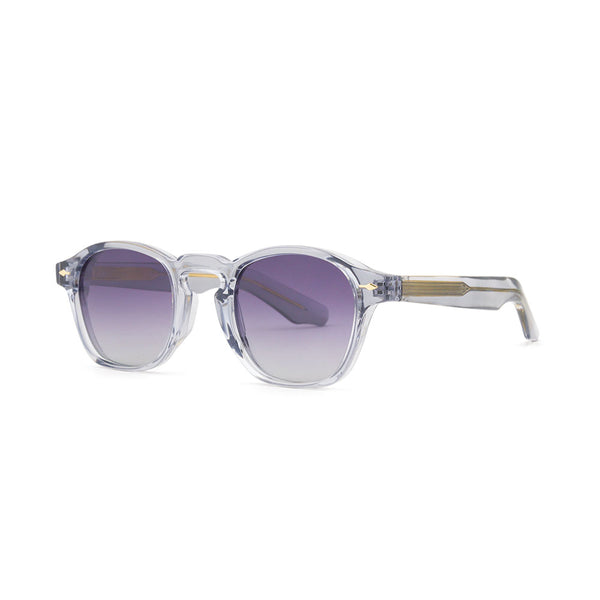 KYLIE | Transparent Grey | Gold Accent | Gradient Lens