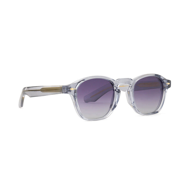 KYLIE | Transparent Grey | Gold Accent | Gradient Lens