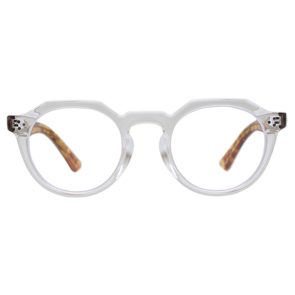 PARKER | Clear | Light Tortoise Temples | Blue Light