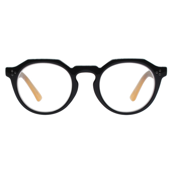 PARKER | Black  | Cream Temples | Blue Light