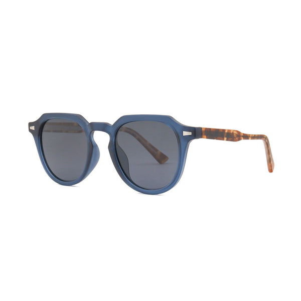 NELL | Matte Navy Blue | Matte Tortoise | Polarized Sunglasses