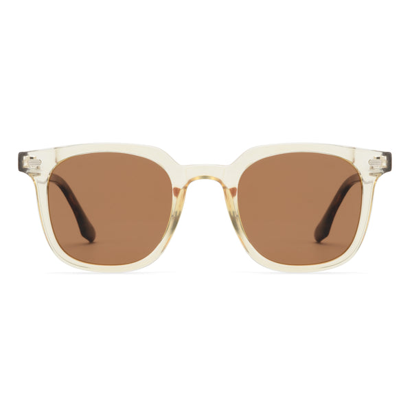 LUCIEN | Transparent Nude-Tortoise | Brown Lens