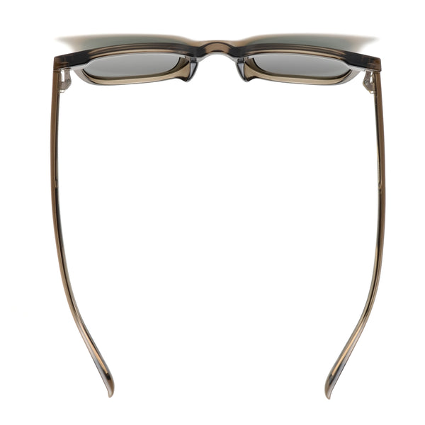 LUCIEN | Transparent Olive Green | Smoky Lens