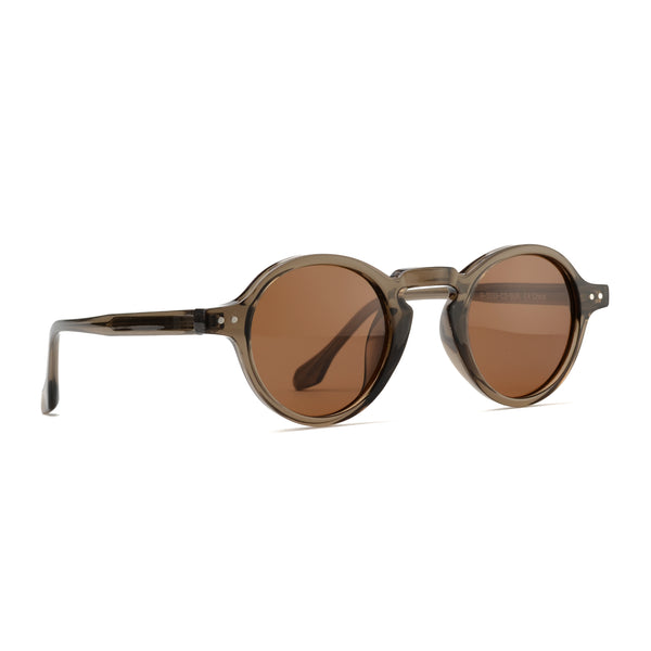 TANNER | Transparent Brown | Brown Lens