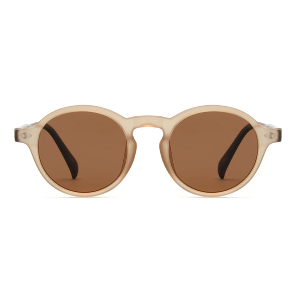 KYLE | Transparent Matte Nude-Tortoise | Brown Lens