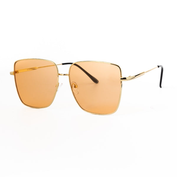 NORA | Gold | Orange Lens