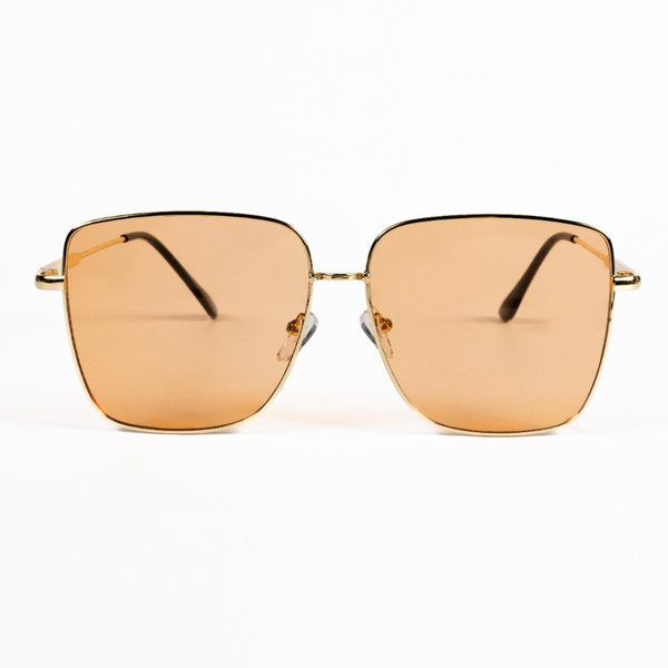NORA | Gold | Orange Lens