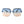 Load image into Gallery viewer, CLAUDE | Blue | Blue Peach Lens