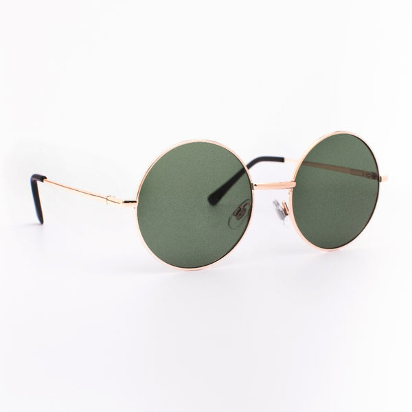 COOPER | Rose Gold | Green Lens