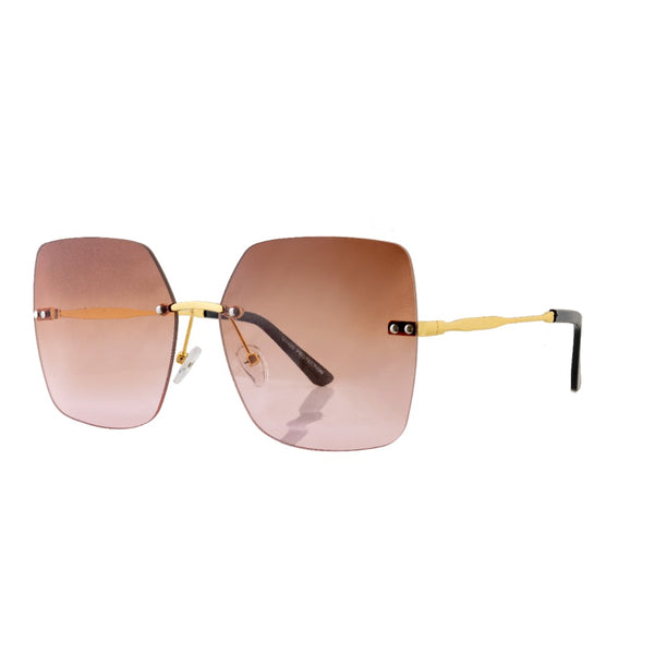 GIGI | Gold | Brown/Pink Lens