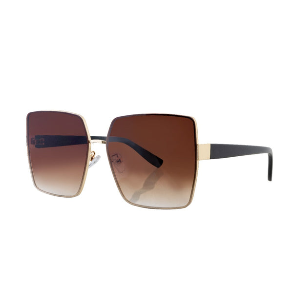 LIBBY | Gold | Gradient Brown Lens