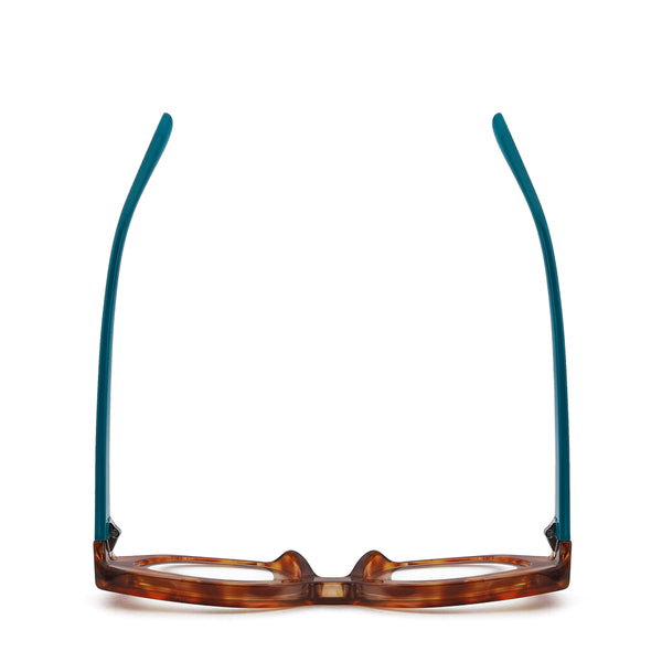 PIPER | Transparent Tortoise | Turquoise | Blue Light