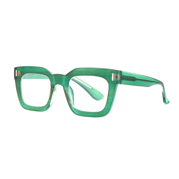 RAZ | Green and Brown Stripes | Blue Light