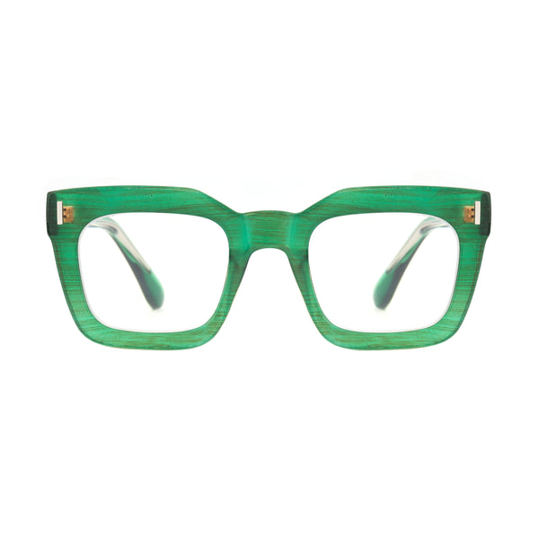 RAZ | Green and Brown Stripes | Blue Light