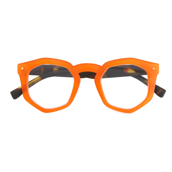 BLAIR | Matte Orange | Tortoise | Blue Light