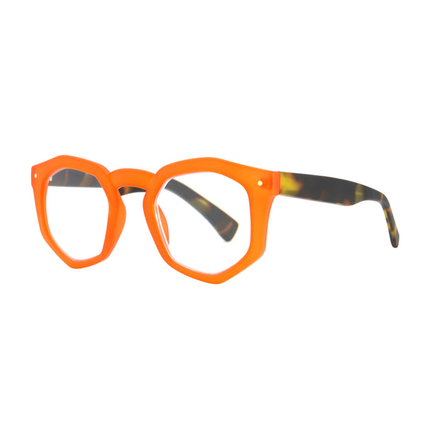 BLAIR | Matte Orange | Tortoise | Blue Light