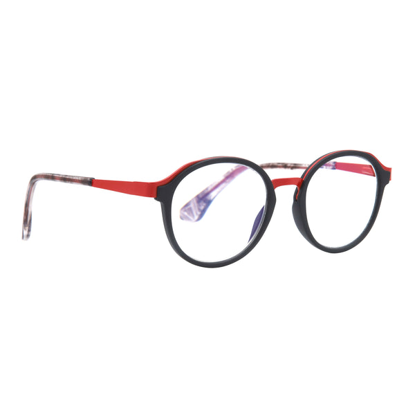 TEDDY | Black | Red Metal | Blue Light