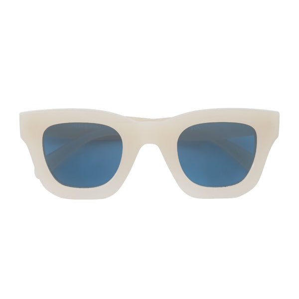 RONAN | Ivory| Blue Lens