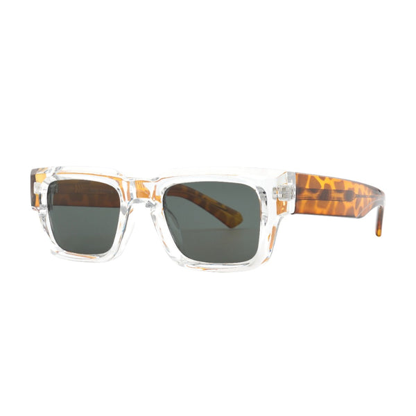 CADE | Clear |Tortoise Temples |  Smokey Lens