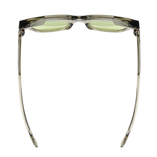 KELSEY | Transparent Grey | Green Lens