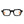 Load image into Gallery viewer, CAIN | Black | Tortoise Temples | Blue Light