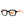 Load image into Gallery viewer, CAIN | Black | Tortoise Temples | Blue Light