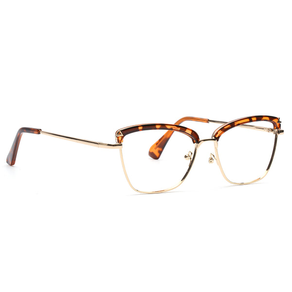 CLOVE | Tortoise Accent | Gold Metal Frame
