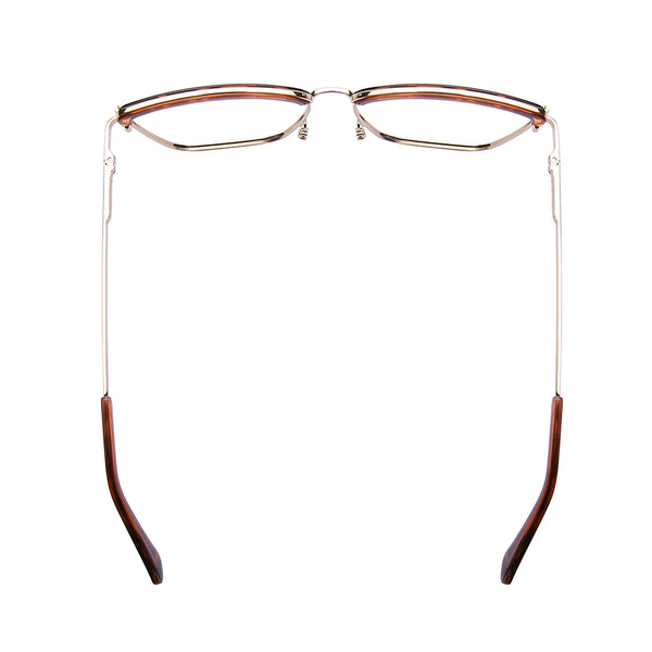 CLOVE | Tortoise Accent | Gold Metal Frame