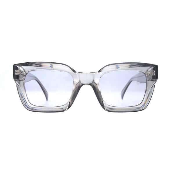DYLAN | Transparent Light Grey | Blue Polarized Lens