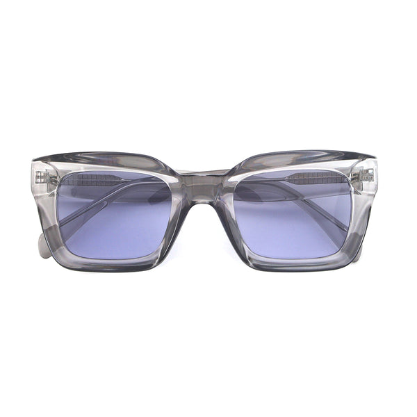 DYLAN | Transparent Light Grey | Blue Polarized Lens