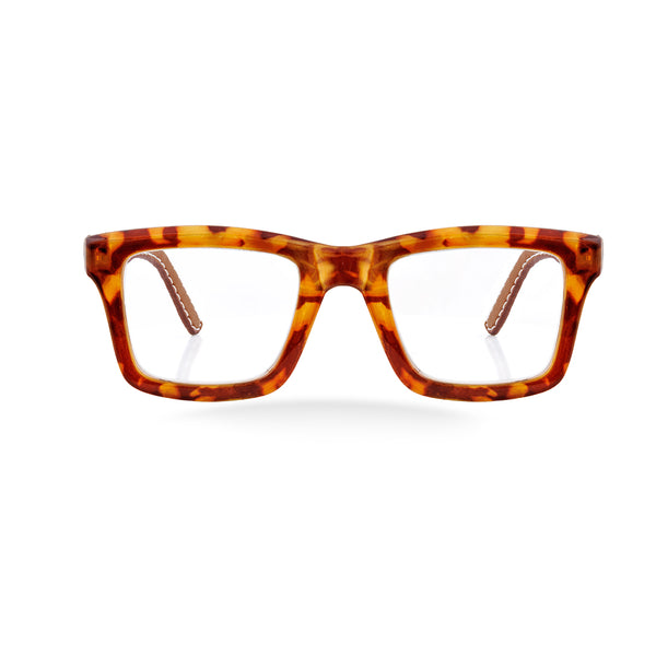 KAZ | Tortoise | Brown Vegan Leather