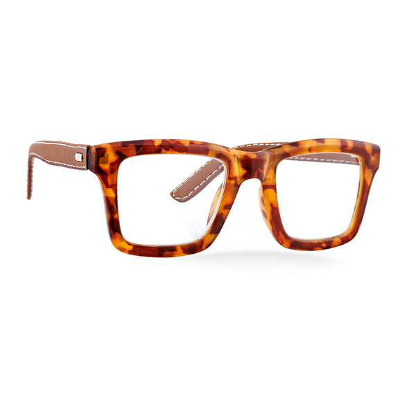 KAZ | Tortoise | Brown Vegan Leather