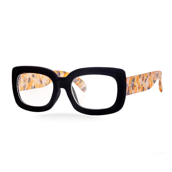 ISLA | Black | Ivory Orange Tortoise