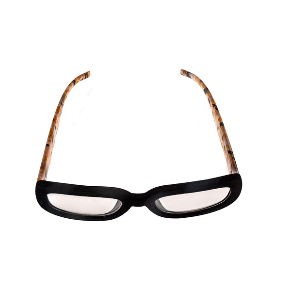 ISLA | Black | Ivory Orange Tortoise