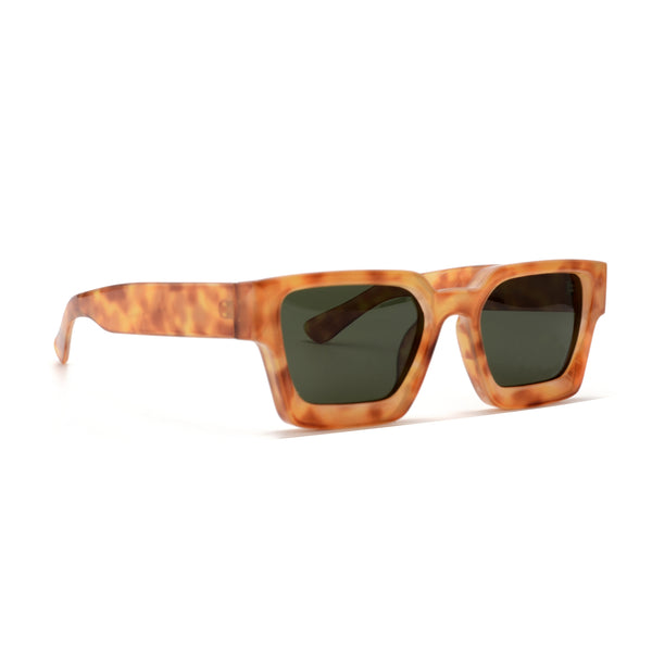 Zion | Light Tortoise | Green Polarized Lens