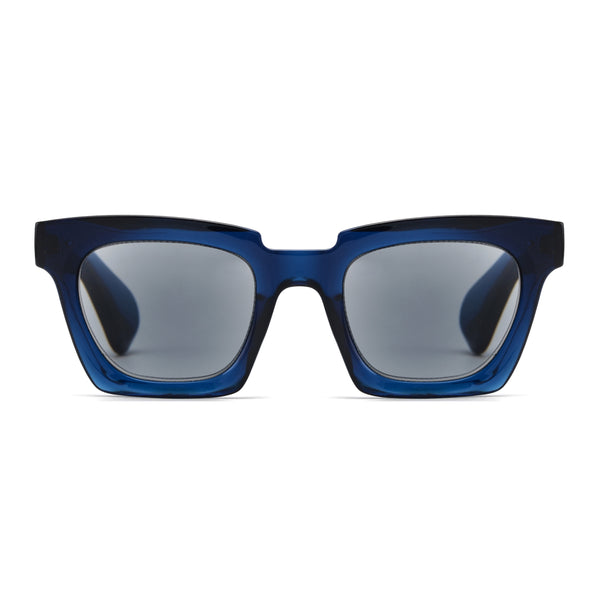MATT | Transparent Navy Blue | Tinted Reader