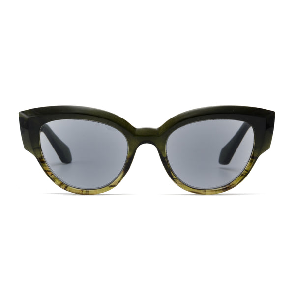 SIBEL | Gradient Emerald Green | Tinted Reader