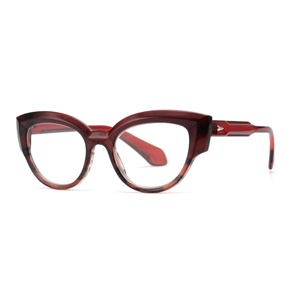 LILOU | GRADIENT DARK CHERRY | BLUE LIGHT