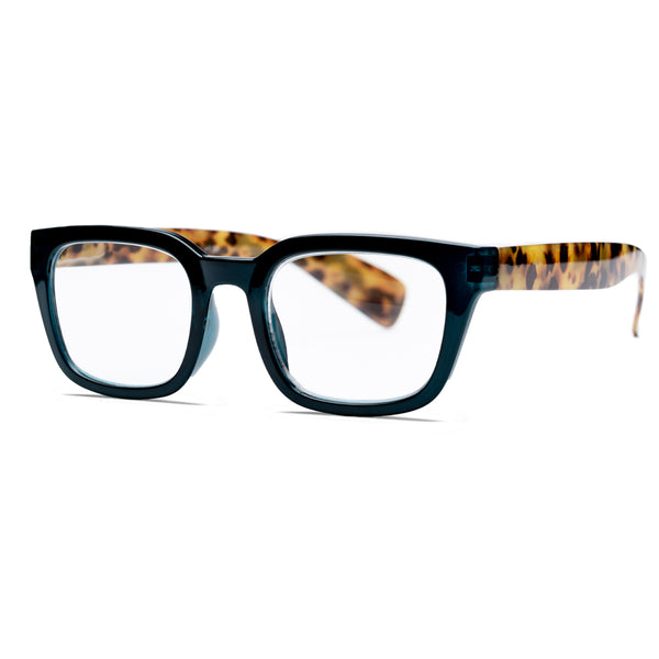 HARRISON | Dark Forest Green | Tortoise | Blue Light