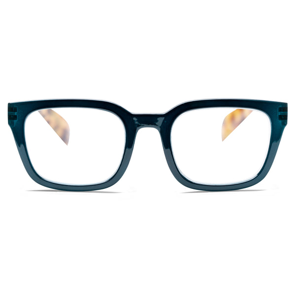 HARRISON | Dark Forest Green | Tortoise | Blue Light