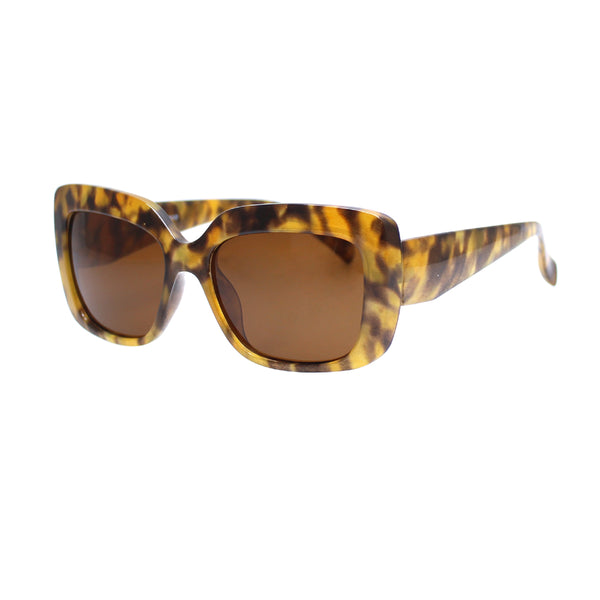 TESSA | Golden Tortoise | Brown Polarized Lens