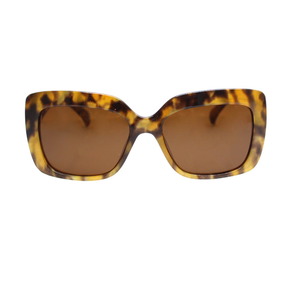 TESSA | Golden Tortoise | Brown Polarized Lens