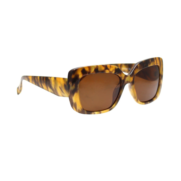 TESSA | Golden Tortoise | Brown Polarized Lens