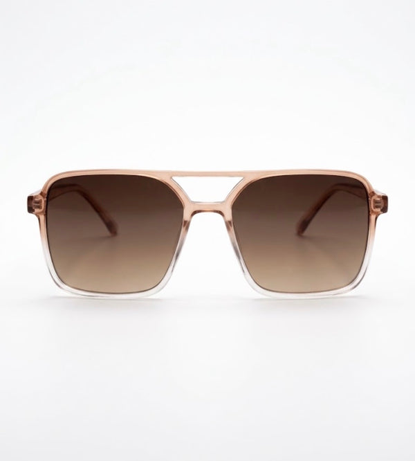DAX | Nude | Transparent | Light Brown Lens