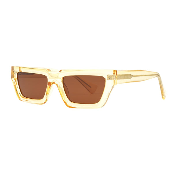 IVY | Transparent Yellow | Brown Lens
