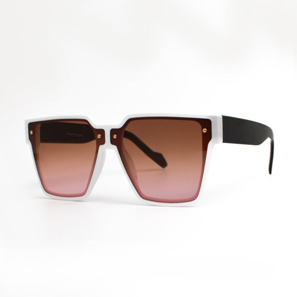 NAOMI | White | Black | Brown Lens